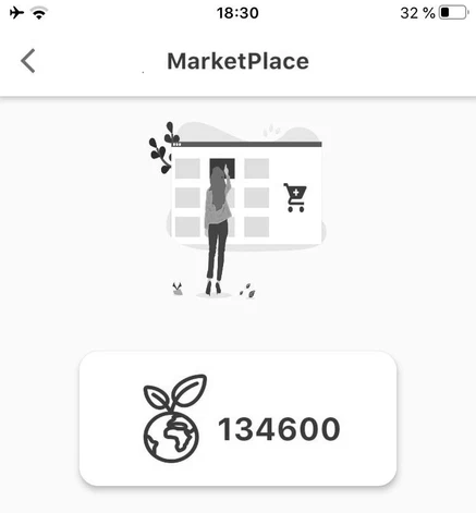 Screenshot of the ZeLoop marketplace