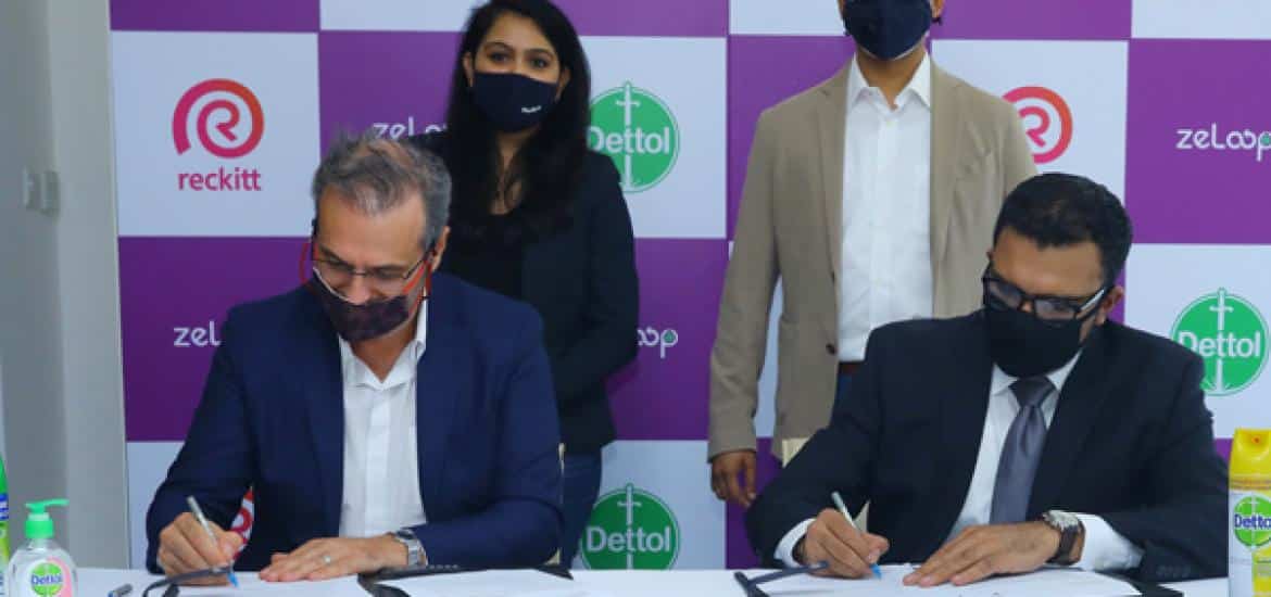 Stall with ZeLoop and Dettol Partnership